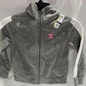 Xersion quick dri  grey hoodie jacket Sz 4/5 retails for 36